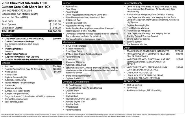 2023 Chevrolet Silverado 1500 Custom