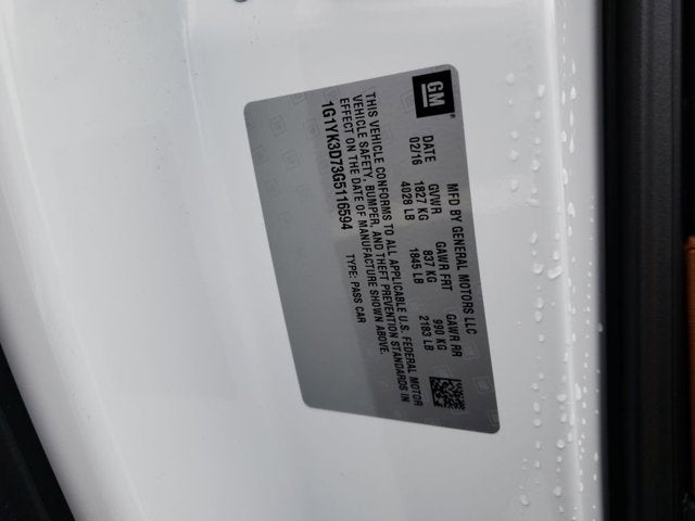 2016 Chevrolet Corvette Z51 2LT