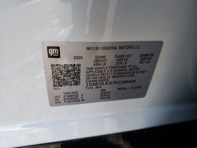 2024 Chevrolet Traverse AWD RS