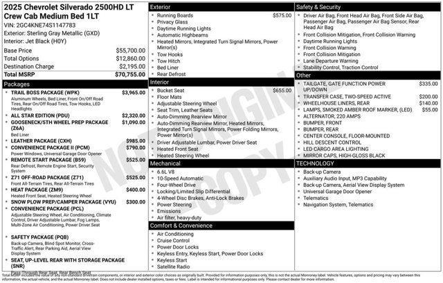 2025 Chevrolet Silverado 2500HD LT
