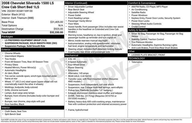 2008 Chevrolet Silverado 1500 LS