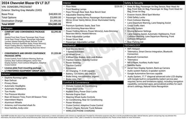 2024 Chevrolet Blazer EV eAWD LT