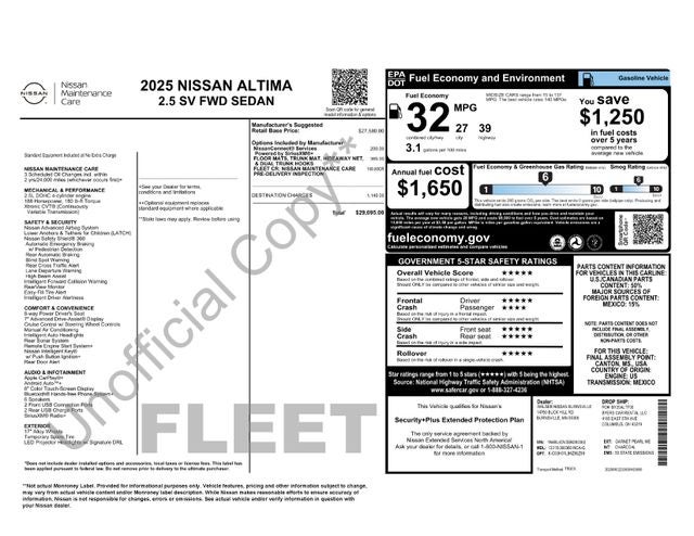 2025 Nissan Altima SV - Photo 25