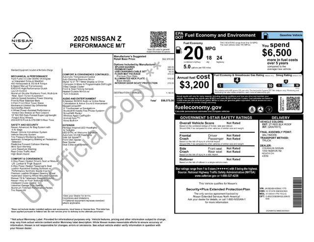 2025 Nissan Z Performance