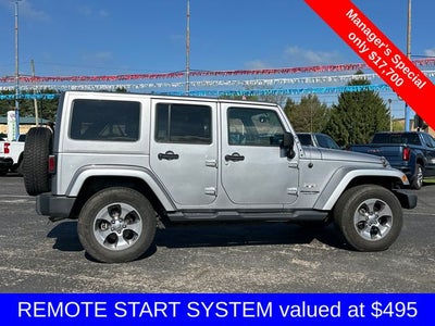 2018 Jeep Wrangler JK Unlimited Sahara