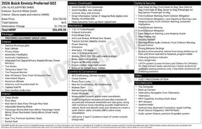2026 Buick Envista Preferred