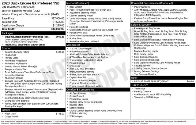 2023 Buick Encore GX Preferred