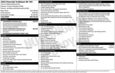 2023 Chevrolet Trailblazer RS