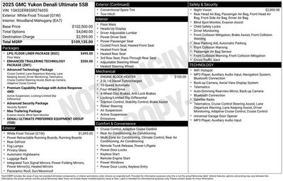 2025 GMC Yukon Denali Ultimate