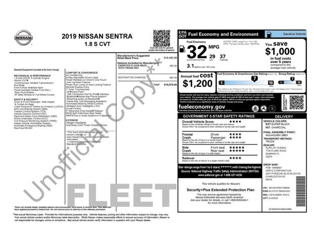 2019 Nissan Sentra S
