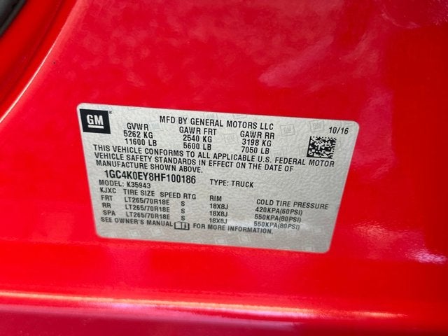 2017 Chevrolet Silverado 3500HD LTZ