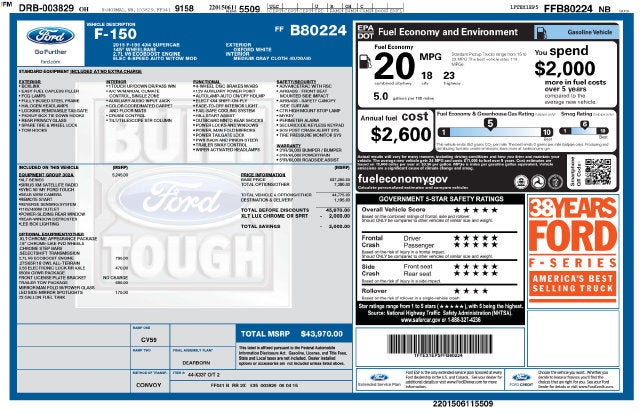 2015 Ford F-150 Lariat