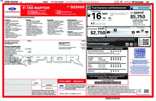 2023 Ford F-150 Raptor