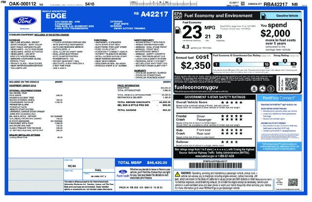 2024 Ford Edge SEL