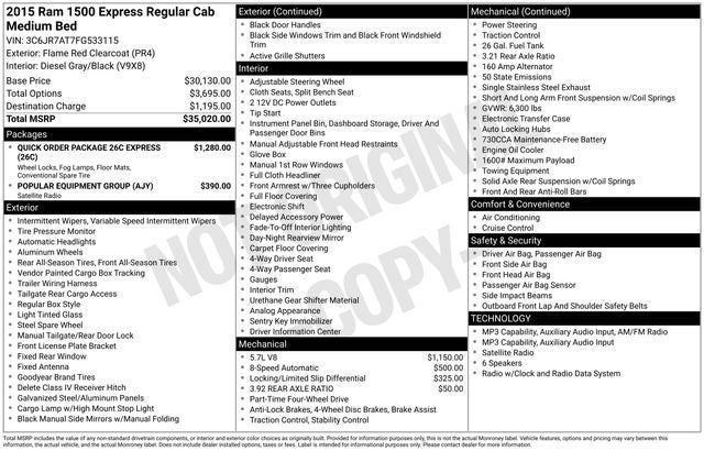 2015 RAM 1500 Express