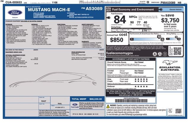 2023 Ford Mustang Mach-E GT