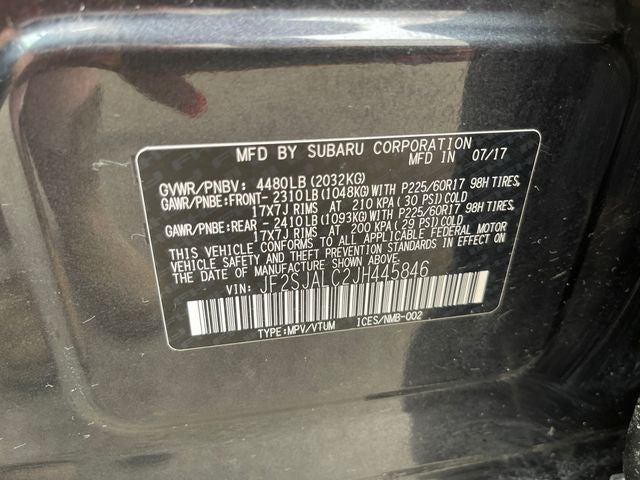 2018 Subaru Forester 2.5i Limited