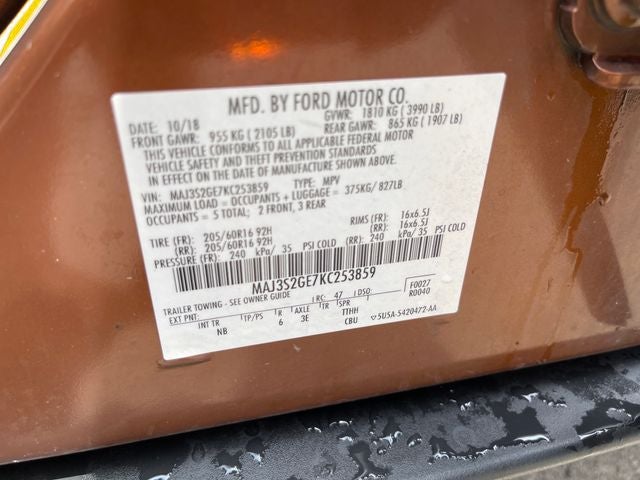2019 Ford EcoSport SE