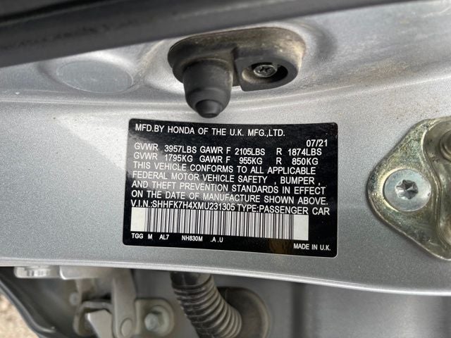 2021 Honda Civic Sport