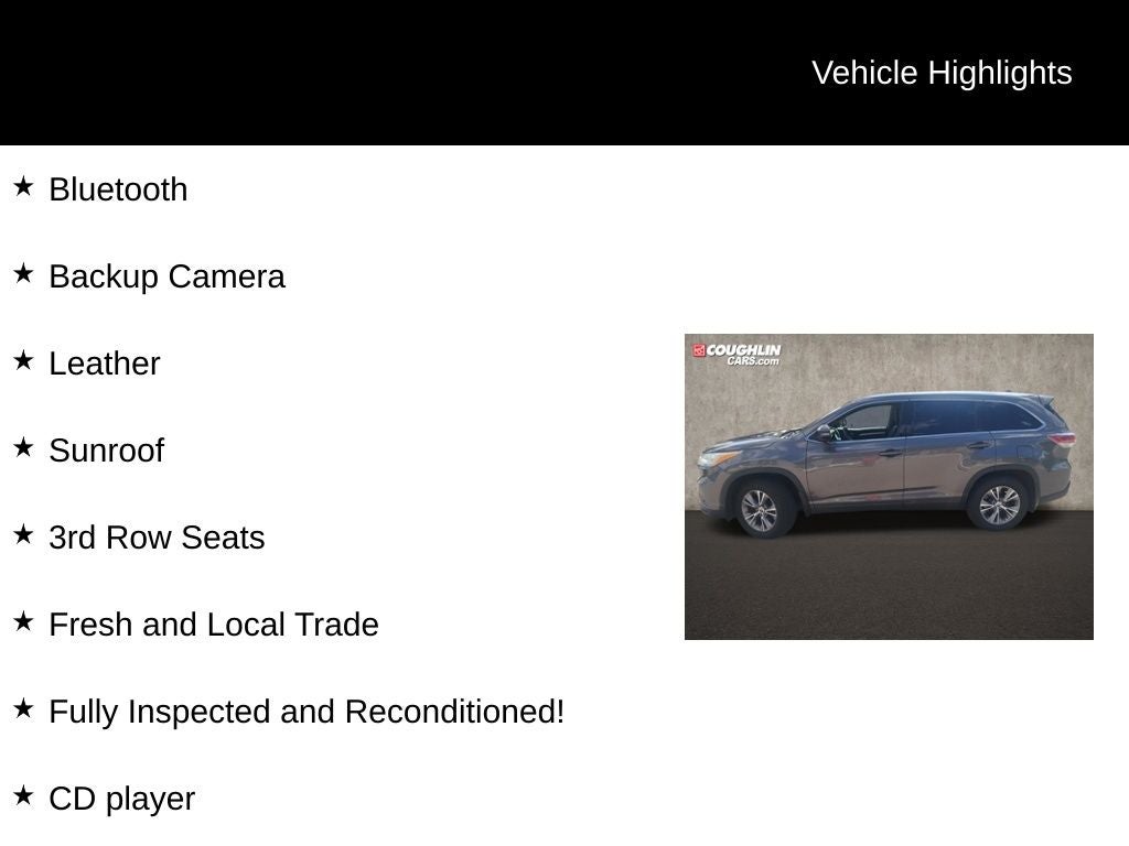 2014 Toyota Highlander XLE V6