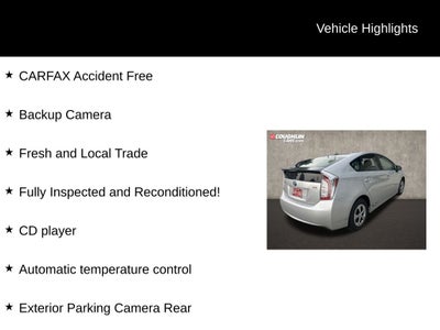 2012 Toyota Prius Three