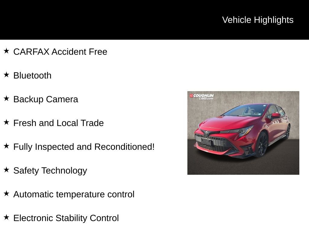 2021 Toyota Corolla Hatchback SE