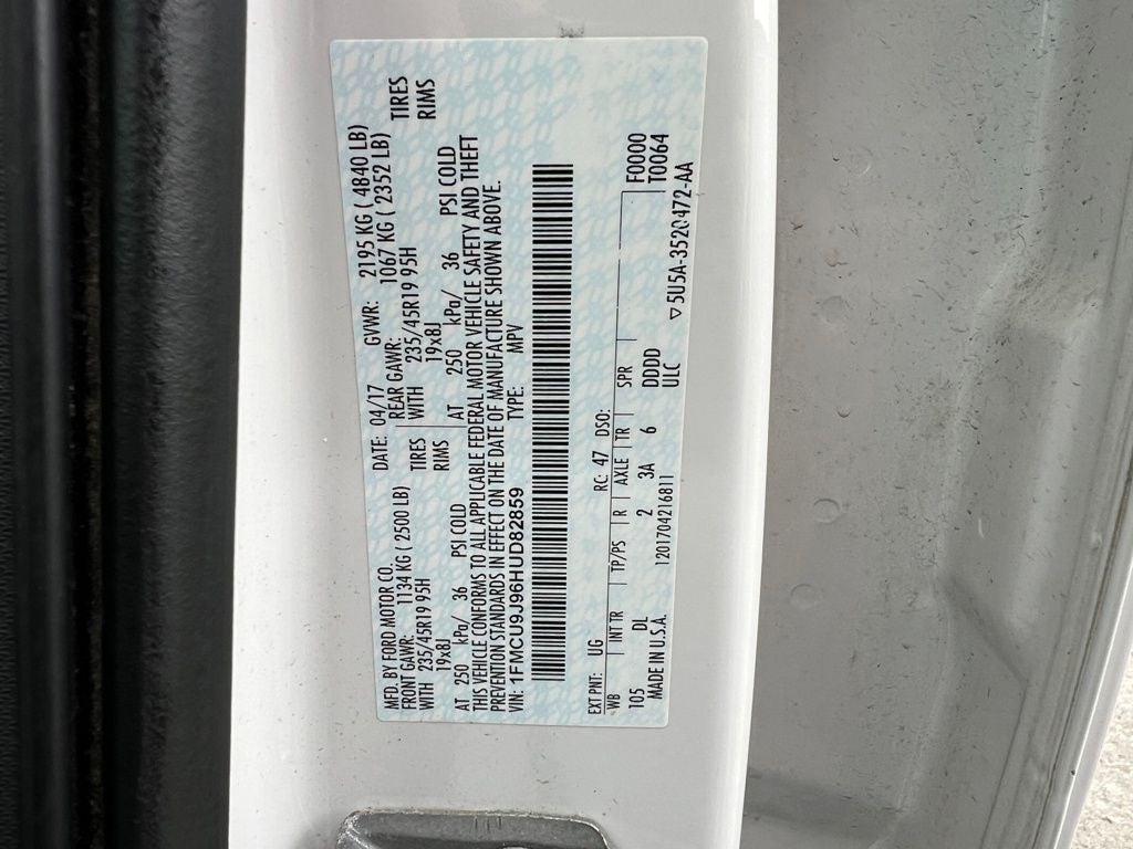 2017 Ford Escape Titanium