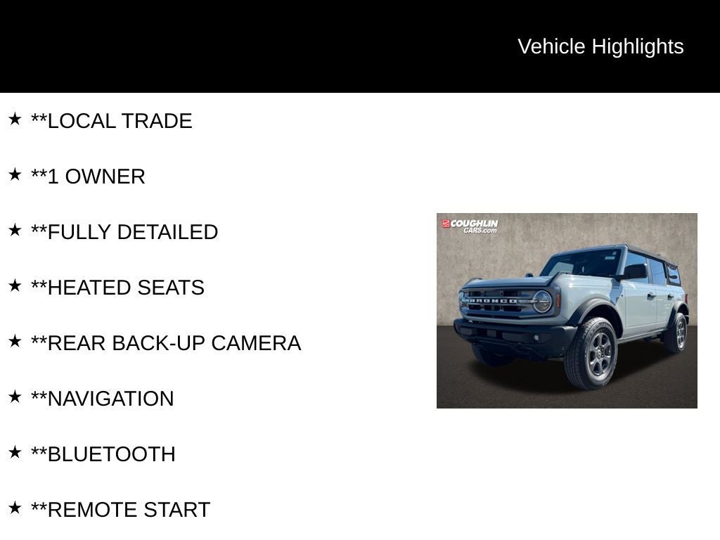 2021 Ford Bronco Big Bend