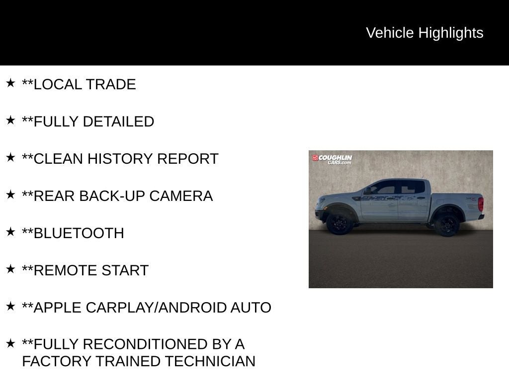 2022 Ford Ranger XL STX