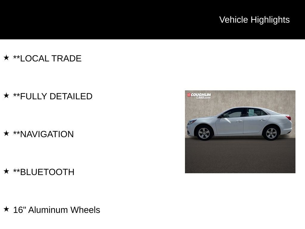 2016 Chevrolet Malibu Limited 1FL