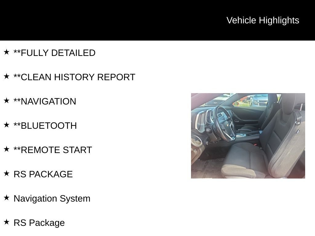 2013 Chevrolet Camaro 1LT