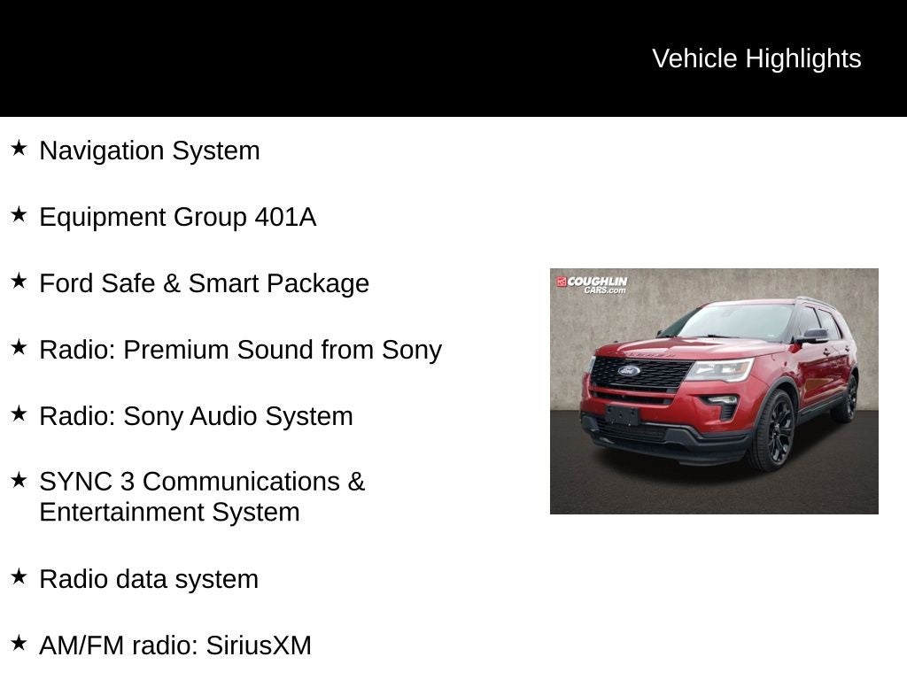 2019 Ford Explorer Sport