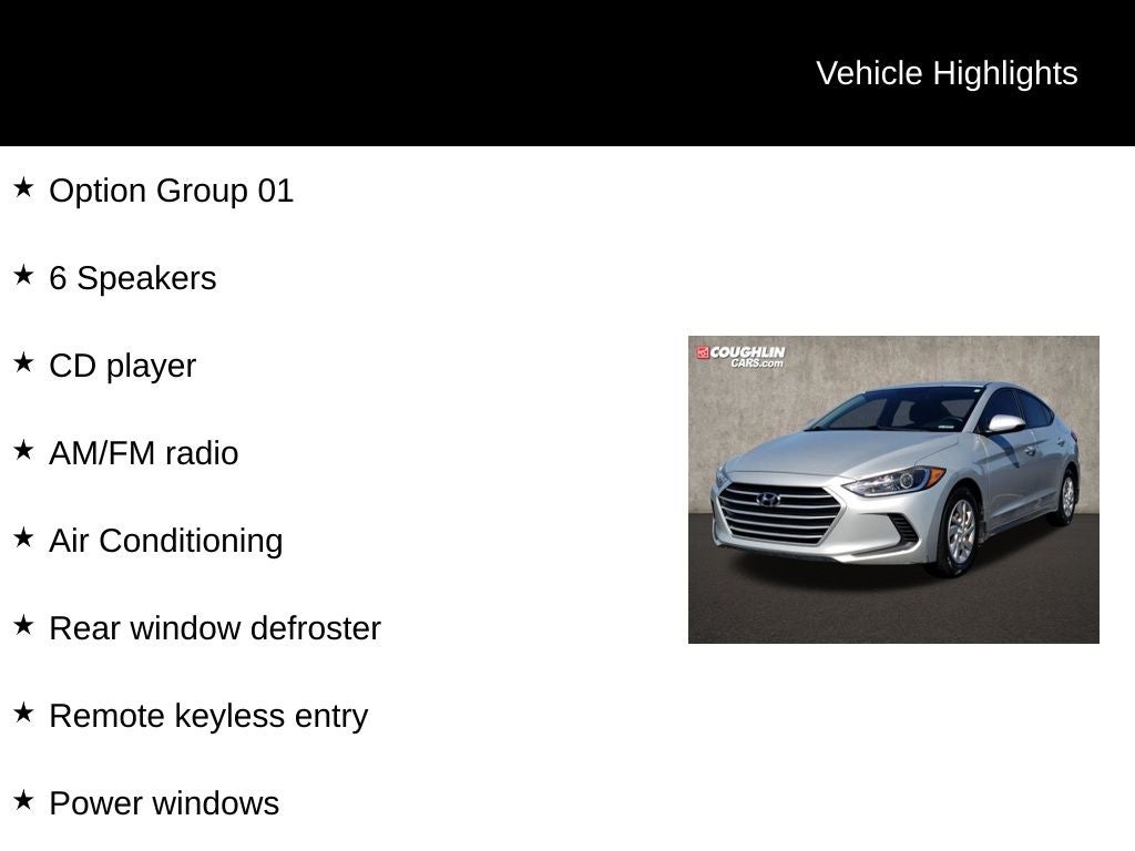 2018 Hyundai Elantra SE