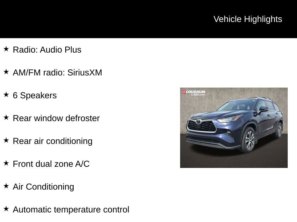 2022 Toyota Highlander XLE