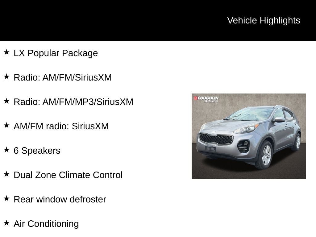 2019 Kia Sportage LX