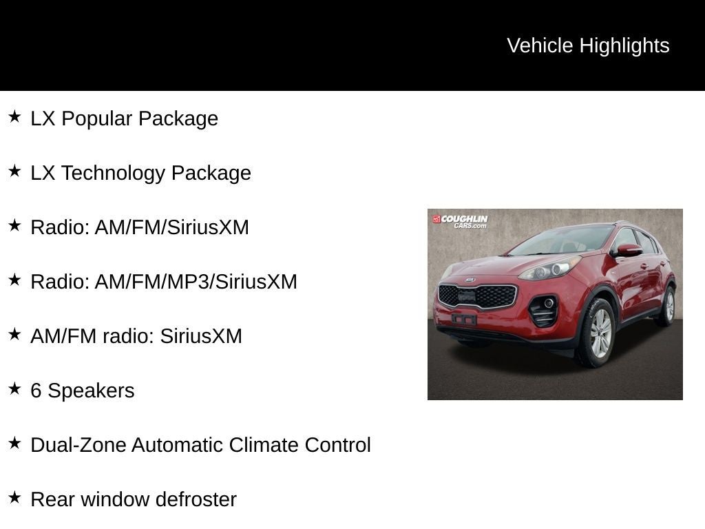 2018 Kia Sportage LX