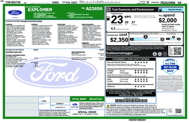 2024 Ford Explorer ST-Line