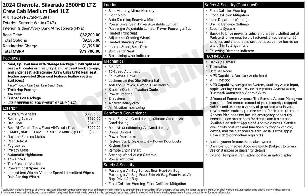 2024 Chevrolet Silverado 2500 HD LTZ