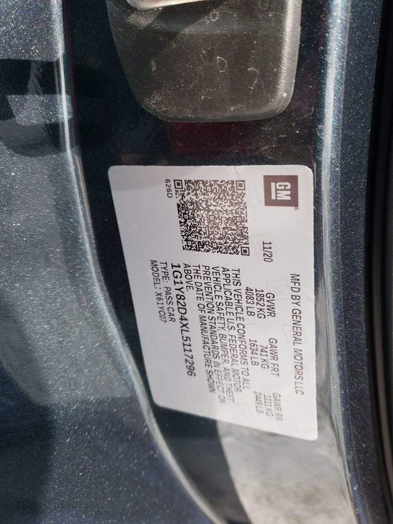 2020 Chevrolet Corvette Stingray 3LT