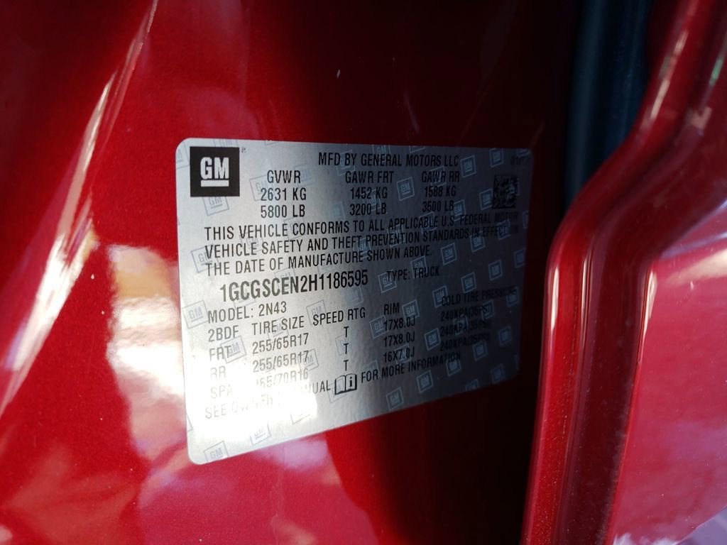 2017 Chevrolet Colorado 2WD LT