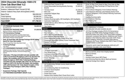 2024 Chevrolet Silverado 1500 LTZ