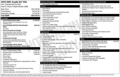 2023 GMC Acadia SLT