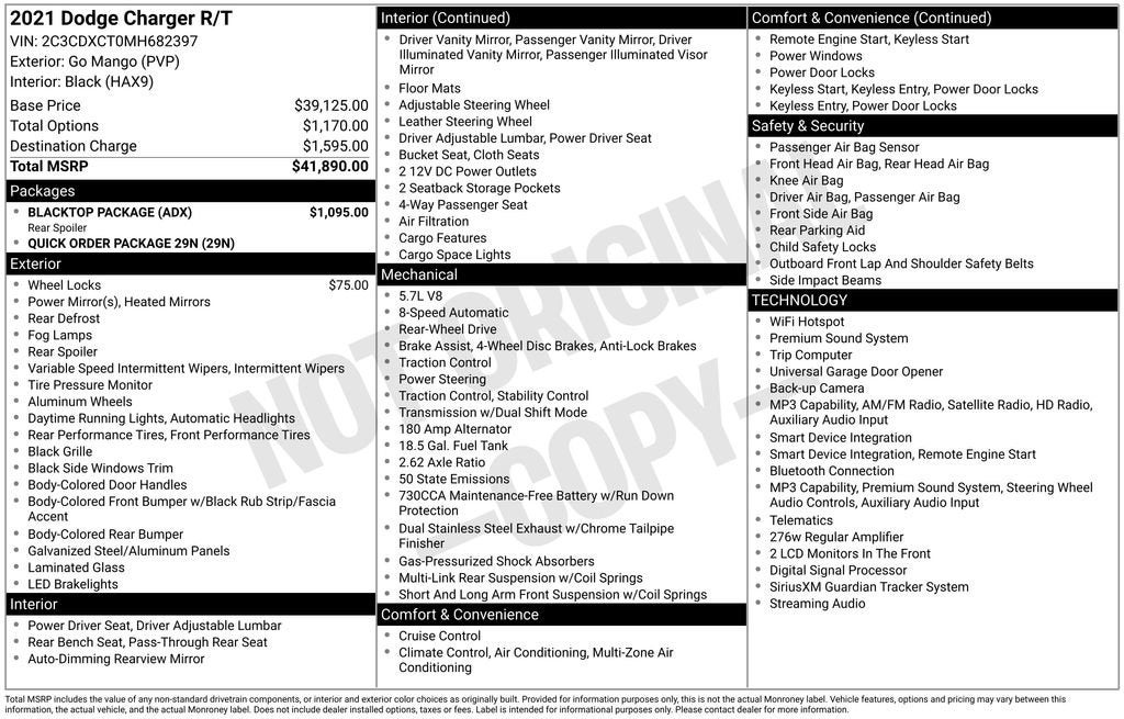 2021 Dodge Charger R/T