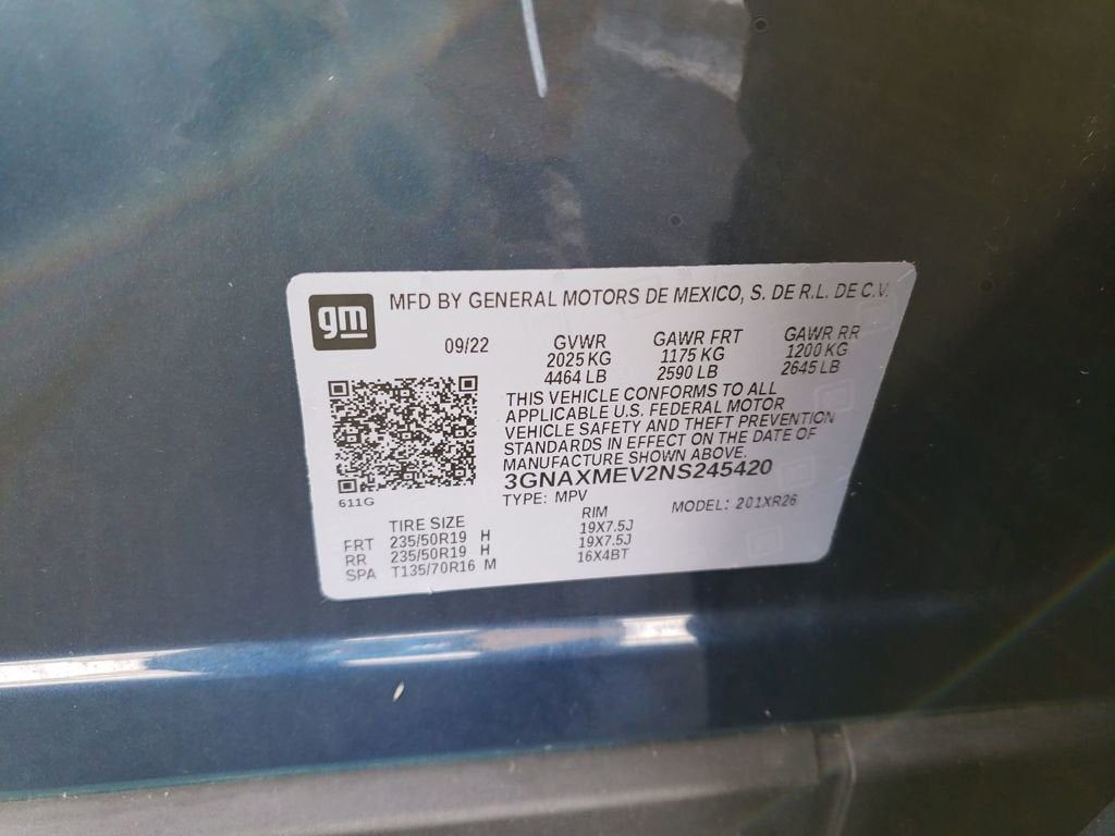 2022 Chevrolet Equinox RS