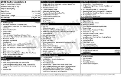 2022 Kia Sorento X-Line S