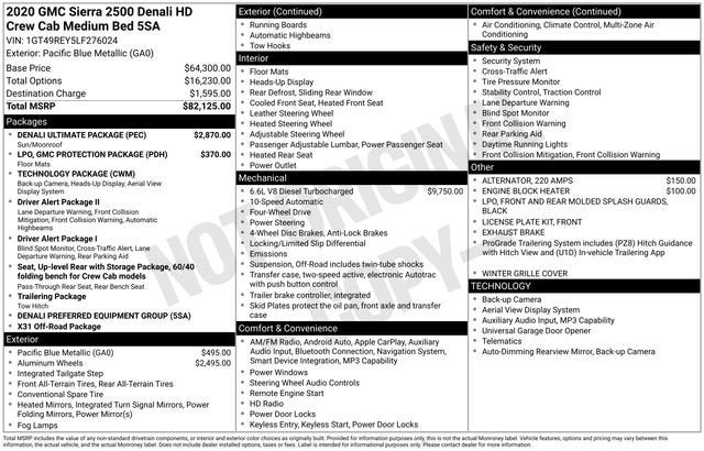 2020 GMC Sierra 2500 HD Denali