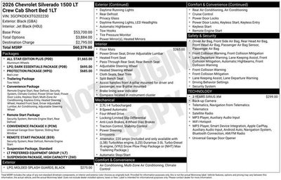 2026 Chevrolet Silverado 1500 LT