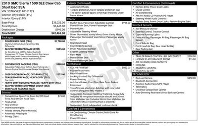 2010 GMC Sierra 1500 SLE