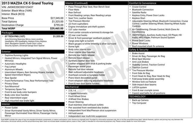 2013 Mazda Mazda CX-5 Grand Touring