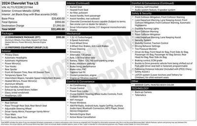 2024 Chevrolet Trax LS
